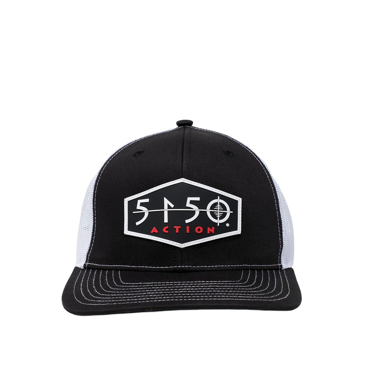 5150 B&W Silicone Logo Hat