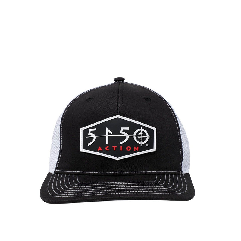5150 B&W Silicone Logo Hat