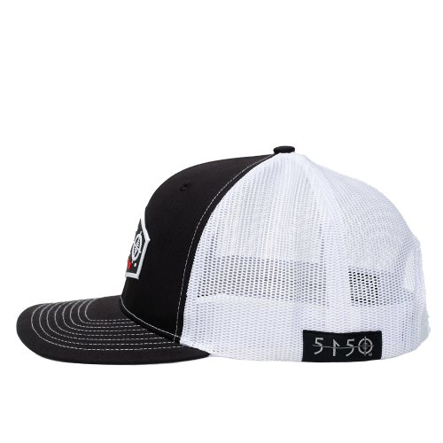 5150 B&W Silicone Logo Hat