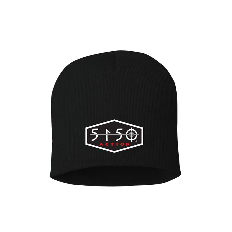 5150 Knit Black Beanie