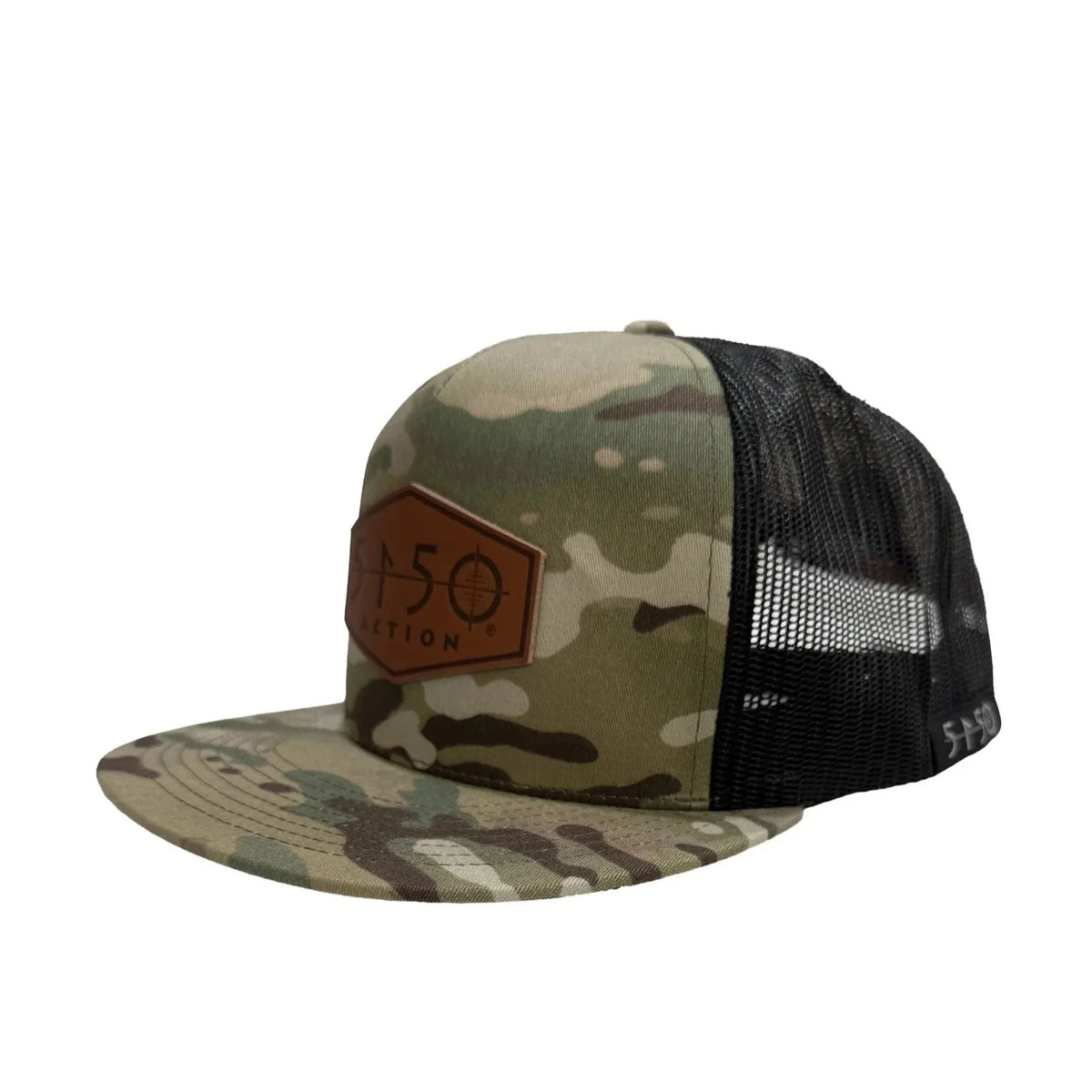 5150 Camo Leather Logo Hat