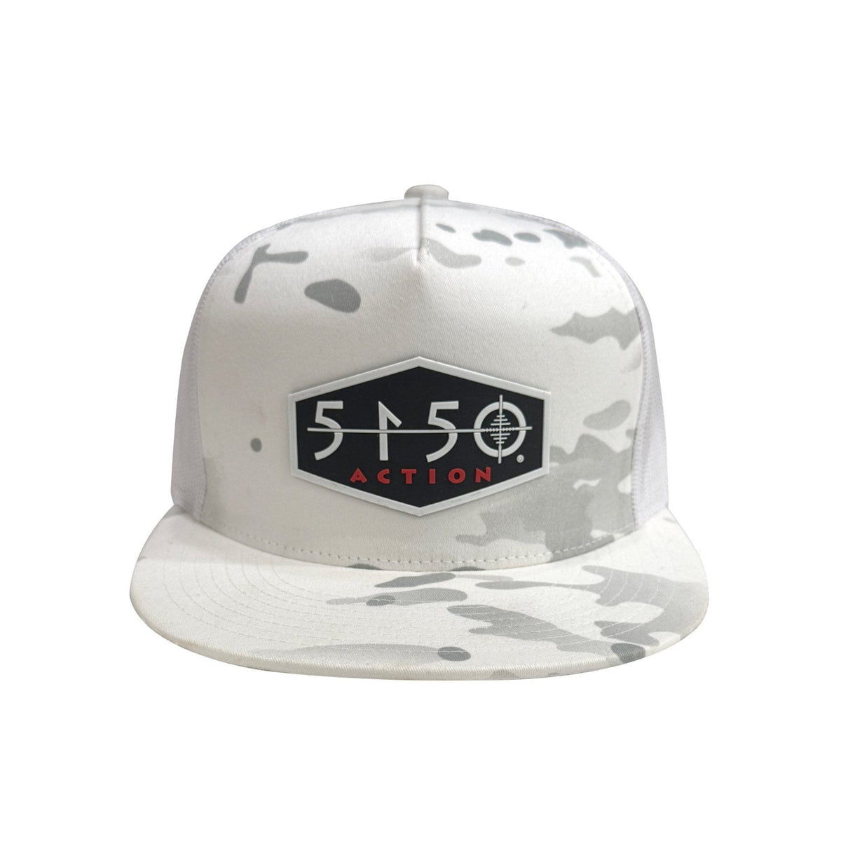 5150 Snow Camo Silicone Logo Hat
